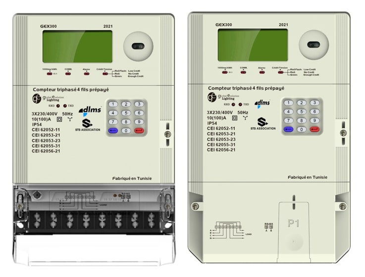 Compteur prépayé triphasé BS